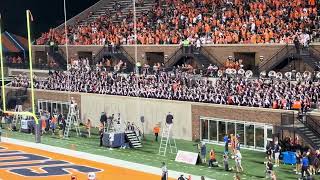 08292024 MarchingIllini The University of Illinois Band in the stands vs Eastern Illinois [upl. by Gayler]