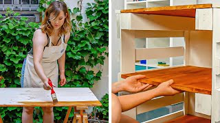 5 meubles DIY en bois pour la cuisine le salon et le jardin  plus facile et rapide quon le pense [upl. by Afton]