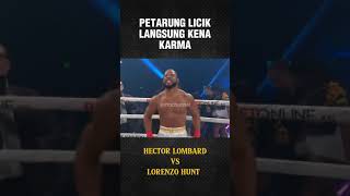 INSTAN KARMA BAGI PETARUNG LICIK boxing [upl. by Ruenhs]