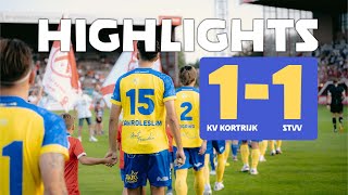 HIGHLIGHTS l KV Kortrijk  STVV l 11 [upl. by Nwahsat800]