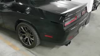 Flowmaster Super 10 on Hellcat Challenger with dual exhaust tips [upl. by Dearborn]