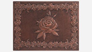 Roses Copper Kitchen Backsplash Tile [upl. by Ylyl]