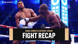 Daniel Dubois KOs Anthony Joshua in the 5th Round to retain IBF heavyweight belt  Fight Recap [upl. by Ann]