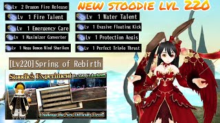 toram online  new update stoodie lvl 220 new registlet boss cerbe review  yusagi [upl. by Sungam995]