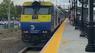 LIRR DE30AC 413 Leaving Northport [upl. by Isyak]