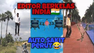 EDITOR BERKELAS INDIA TAHAN TAWA 4 MENIT [upl. by Edahc]