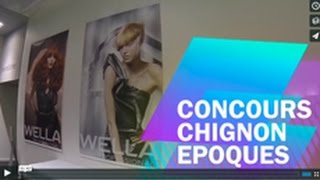 Concours chignon epoques école de coiffure ISEC [upl. by Pauli]