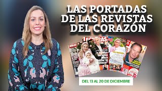 El bautizo de la hija nieta de Ana Obregón Bertín Osborne y Jorge Javier Vázquez en las revistas [upl. by Nylknarf82]