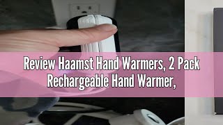 Review Haamst Hand Warmers 2 Pack Rechargeable Hand Warmer Electric Hand Warmer Reusable USB Porta [upl. by Odlanyer836]