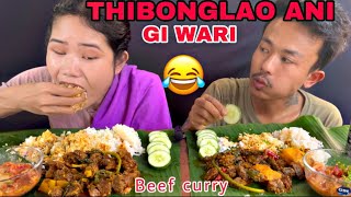 Beef mukbang 🥩🤤couple mukbang [upl. by Leno617]