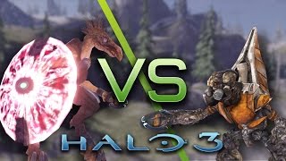 Halo 3 AI Battle  Jackals vs Grunts [upl. by Sidwel]