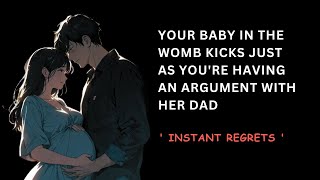 ASMR Your baby in the womb kicks just as youre arguing with her Dad apologies and comfort [upl. by Aisorbma]