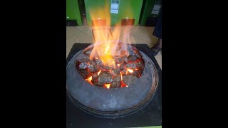 How the Eco solar aided volcanic rocks stove works [upl. by Neitsirk]