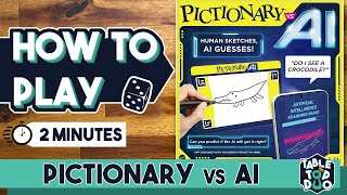 How to Play Pictionary Vs AI Rules in 2 minutes [upl. by Aihsilat]