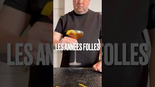 Making the Les Années Folles Cocktail cocktail shorts youtubehighfive drink bartender [upl. by Bust]