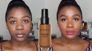 Smashbox Studio Skin Hydrating Foundation l Review [upl. by Leiru]