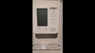 How to program Eden wireless tstat to ptac unit [upl. by Yvon]