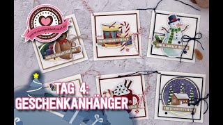 8 Tage Weihnachten Tag4 Einfache Geschenkanhänger [upl. by Clougher628]