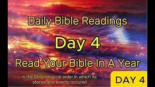 Read Your Bible In A Year  Day 4  Job 15 [upl. by Ymmat]