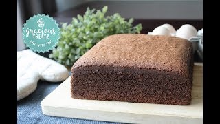 Soft Chocolate Sponge Cake [upl. by Sidky124]