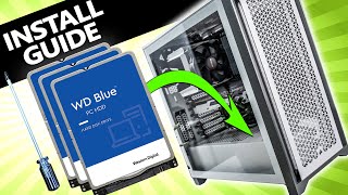 How to Install a Hard Drive or SSD in a PC [upl. by Thoma]