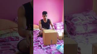 my new protein powder unboxing 😱 creatine shorts feed [upl. by Ranee]