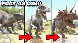 WE EVOLVE INTO THE MOST POWERFUL HYBRID IN ARK   PLAY AS DINO  ARK SURVIVAL EVOLVED [upl. by Bonnibelle]