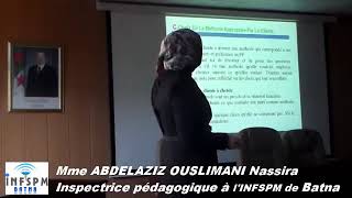 StériletquotDIUquotCounseling  Dr Ouslimani Nassira Inspectrice pédagogique INFSPM BATNA [upl. by Alekahs]