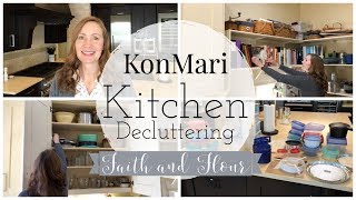 KonMari Kitchen Declutter  Tidying Up Like Marie Kondo  Declutter With Me [upl. by Anahsat404]