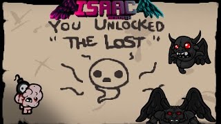 The Binding of Isaac Rebirth  How To Unlock The Lost  Secret Character [upl. by Nywrad]