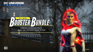 DCUO New Booster Bundle Nebula Chroma Pack and Mutant Skin Style [upl. by Lindsey]