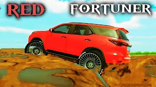 Epic Red Fortuner Makeover The Ultimate OffRoad Machine  fortuner modified [upl. by Lihas]