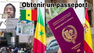 Comment faire pour obtenir un passeport🇸🇳 rapidement Les documents [upl. by Chak819]