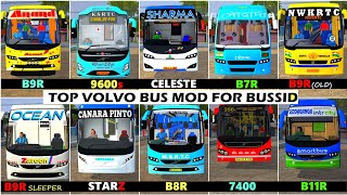 All In One Best Volvo Bus Mods For Bus Simulator Indonesia  Volvo Bus Mod For Bussid  Bussid [upl. by Eedebez6]