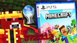 Can I Platinum Minecraft PS5 IN 1 HOUR [upl. by Rojam]