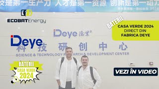 🔋Baterii pentru Casa Verde direct din fabrica DEYE din Ningbo [upl. by Alby]