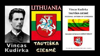 Vincas Kudirka  TAUTIŠKA GIESME  National Anthem of Lithuania arr Andrey Shilov guitar [upl. by Lisandra]