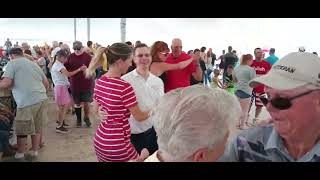 Pulaski Polka Days 2024 Dancing to Polish Krakowianka Polka played by Polka Family [upl. by Shelia]