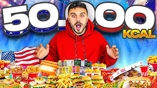 50000 CALORIE CHALLENGE in AMERICA [upl. by Frayda]