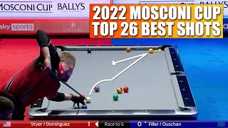 TOP 26 BEST SHOTS  Mosconi Cup 2022 9Ball Pool [upl. by Delgado]