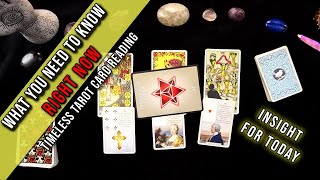 What You Need To Know Right Now  Timeless Tarot Reading [upl. by Atinehs]