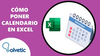 Como Poner Calendario en Excel [upl. by Primrosa]