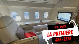 Air France La Premiere First Class B777 Miami to Paris [upl. by Imeka]