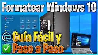 COMO FORMATEAR e INSTALAR WINDOWS 10 en PC o LAPTOP 2021 💽 Restablecer el Sistema a Nuevo Fácil [upl. by Alvan818]