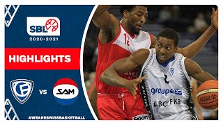 SBL 2021 Game Highlights  Fribourg Olympic vs Spinelli Massagno [upl. by Tenom]