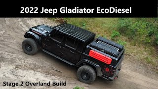 Jeep Gladiator EcoDiesel Overland build Stage 2  Oracle  SetPower  EcoFlow  Renogy solar power [upl. by Seema]