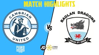 Cambrian United vs Baglan Dragons 2425 [upl. by Alehcim285]