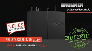 Der neue Pelletkessel 416 green von BRUNNER [upl. by Sitruc]