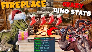 OP Dinos amp How To Get KRAMPUS Skin With The FIREPLACE  Full Guide  ARK Survival Ascended [upl. by Mcfadden]