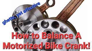 EASILY Balance Motorized Bike Crankshaft [upl. by Strait581]